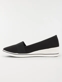 Ballerine compensée noir (36-41)
