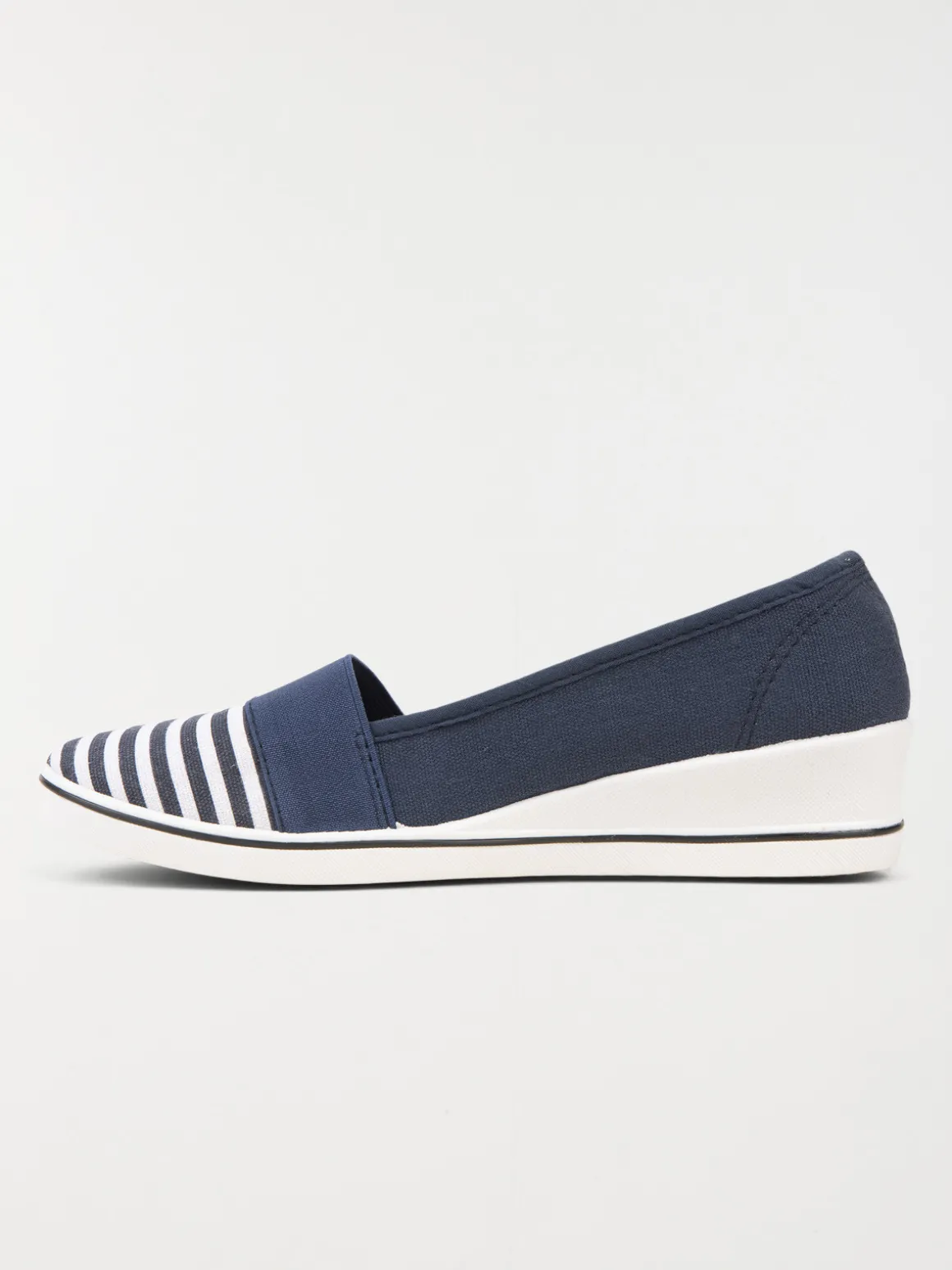 Ballerine compensée rayée femme (36-41)