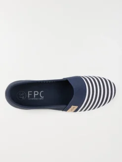 Ballerine détente rayée marine (36-41)
