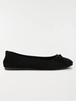 Ballerine suédine femme noire (37-42)