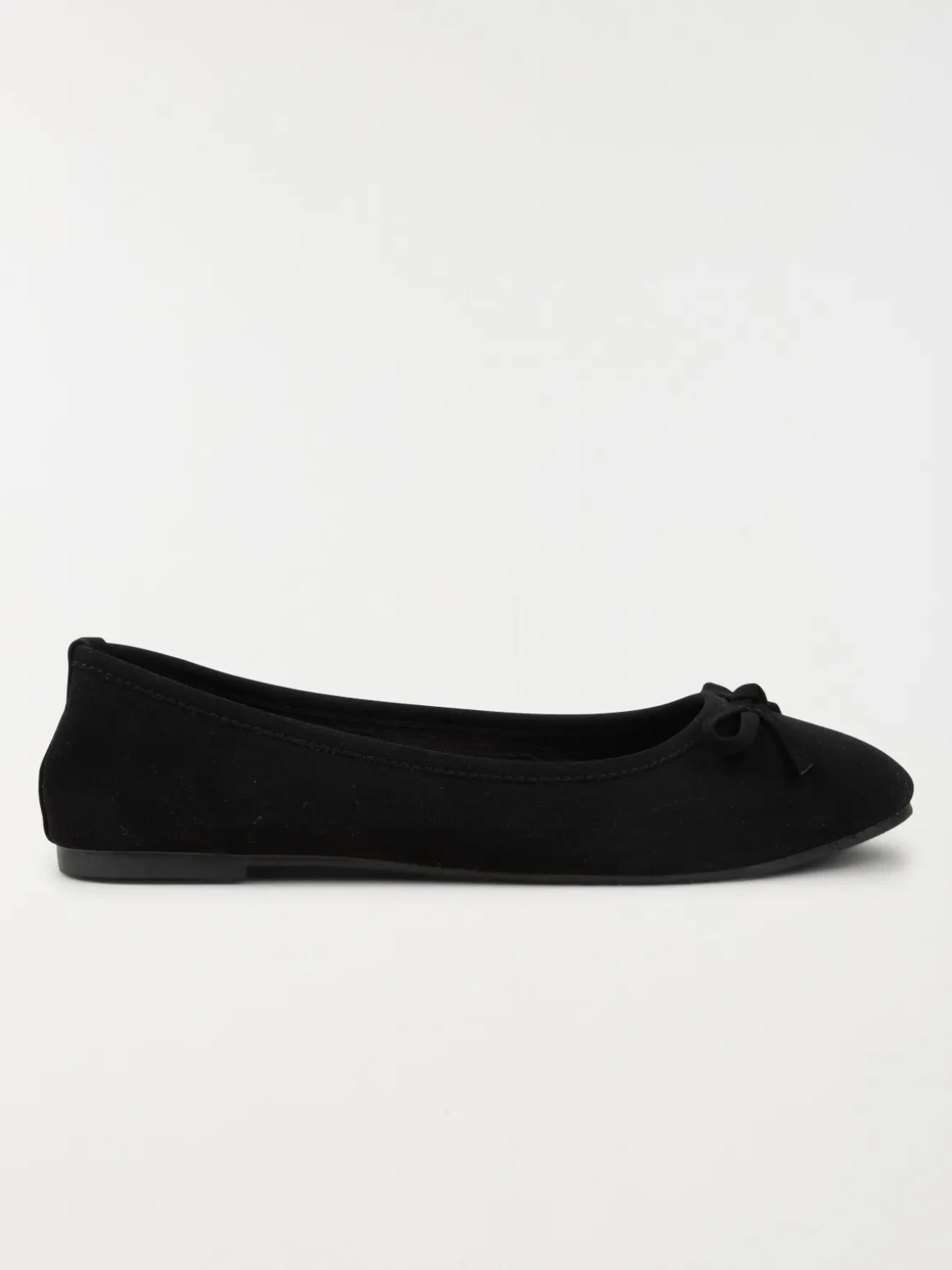 Ballerine suédine femme noire (37-42)