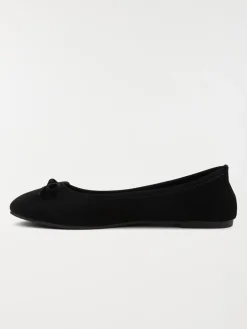 Ballerine suédine femme noire (37-42)