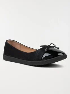 Ballerines bi-matière femme (36-41)