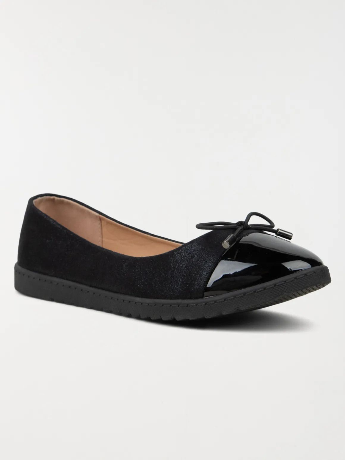 Ballerines bi-matière femme (36-41)