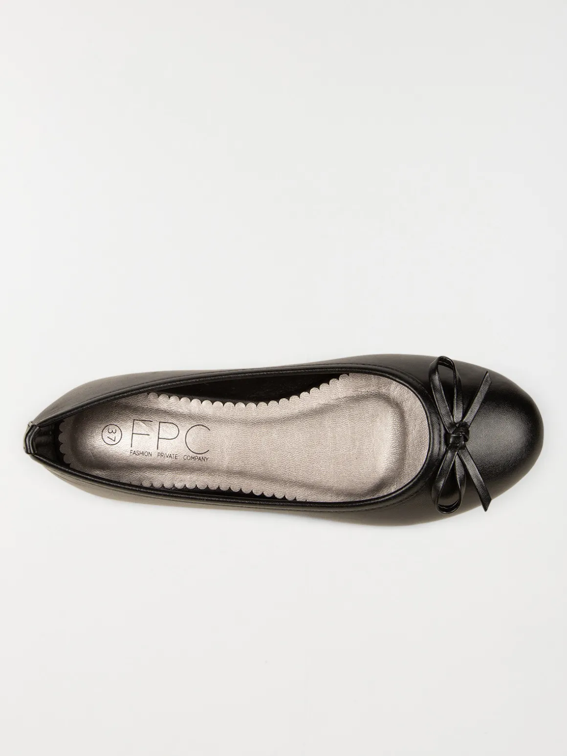 Ballerines coloris noir femme (37-42)
