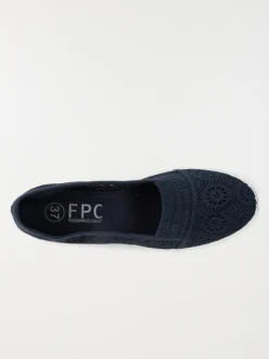 Ballerines compensées dentelle (36-41)