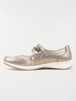 Ballerines confort femme bronze (37-42)
