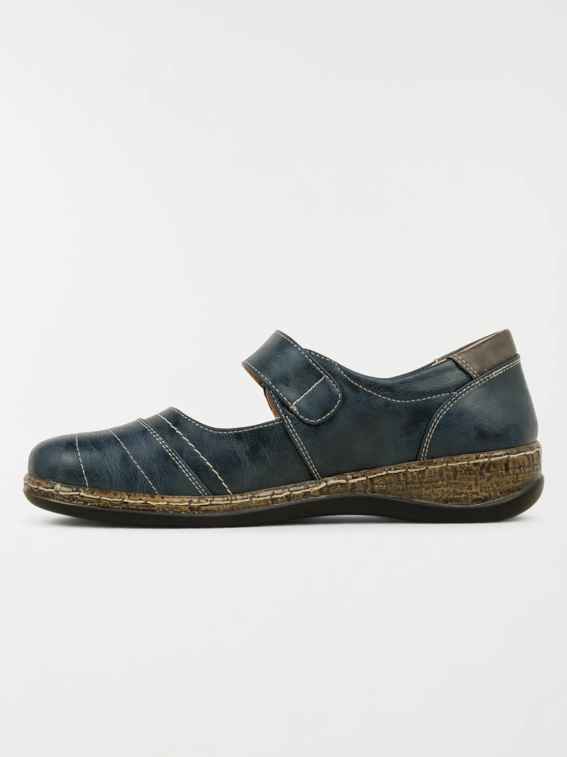 Ballerines confort femme navy (36-41)