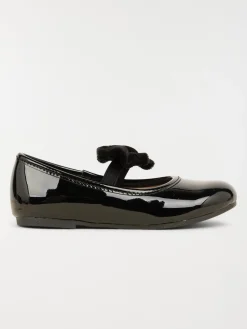 Ballerines noires vernies fille (24-30)