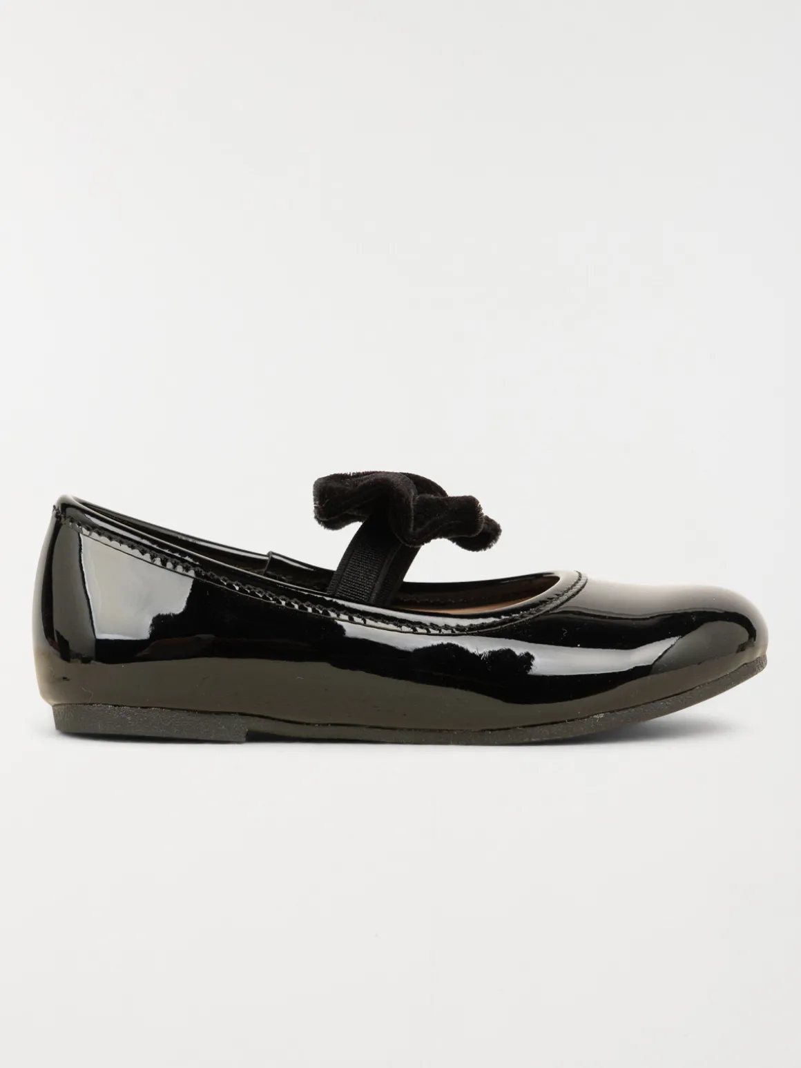 Ballerines noires vernies fille (24-30)