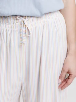 Bas de pyjama femme pantalon rayé