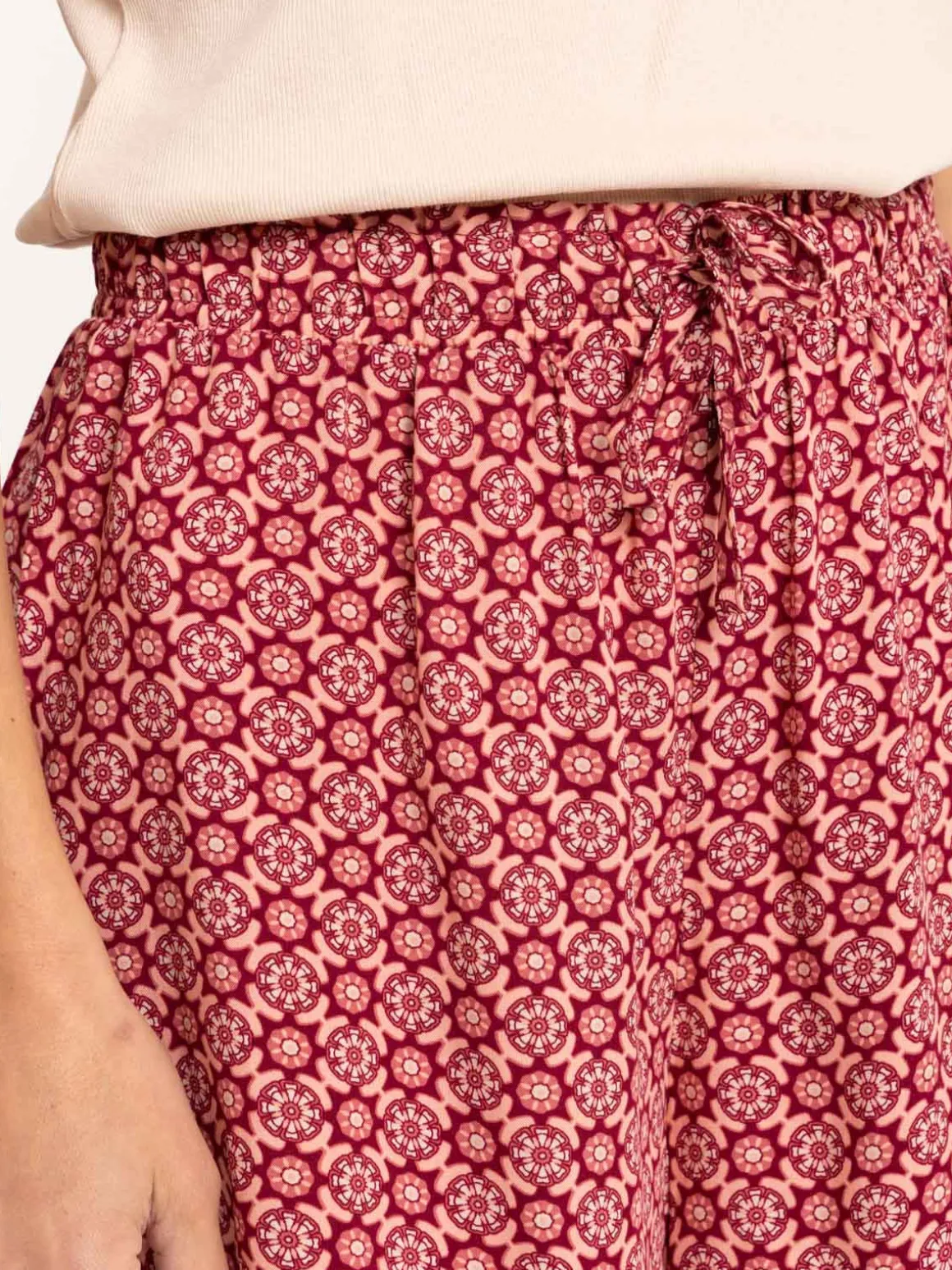 Bas de pyjama graphique femme