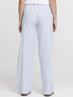 Bas de pyjama pantalon rayé femme