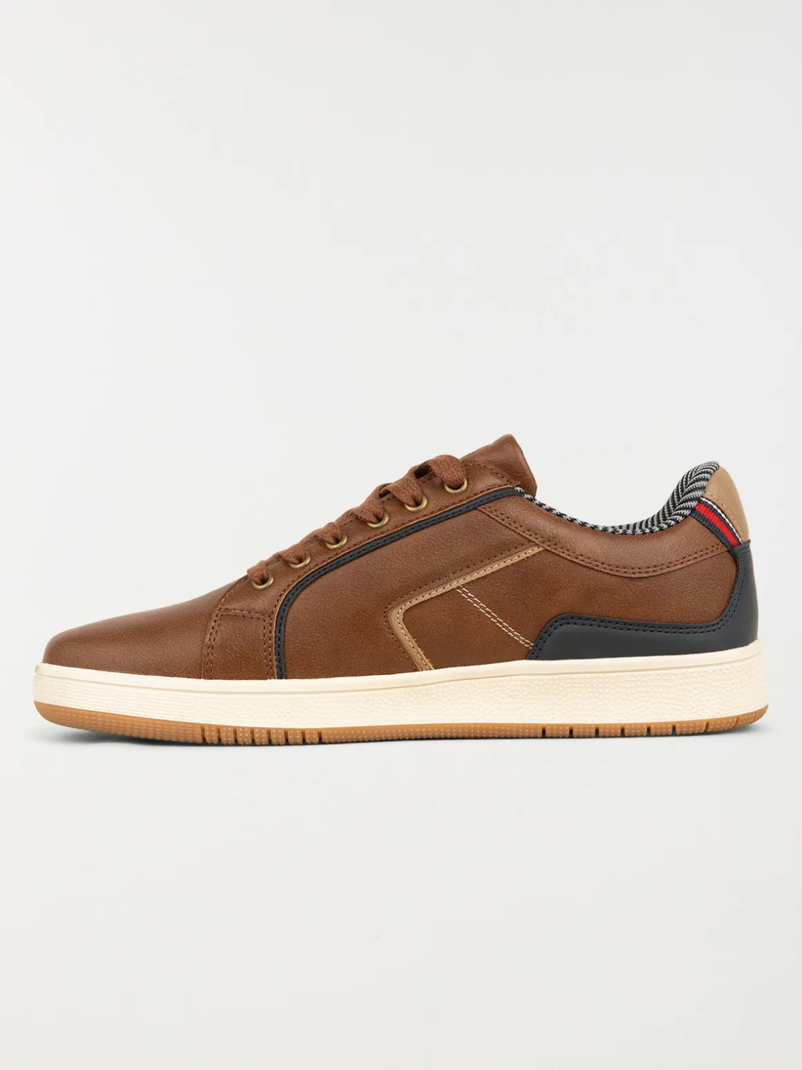 Basket à lacet marron homme (40-45)