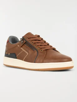 Basket à lacet marron homme (40-45)
