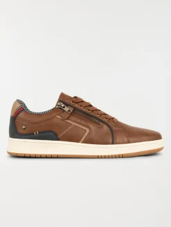 Basket à lacet marron homme (40-45)
