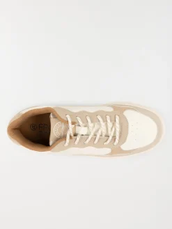 Basket beige à lacet femme (36-41)