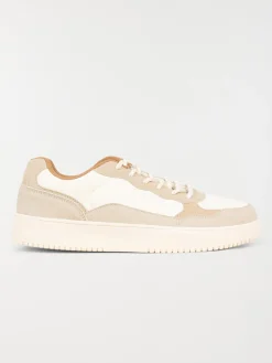 Basket beige à lacet femme (36-41)