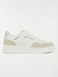 Basket beige et blanche femme (36-41)