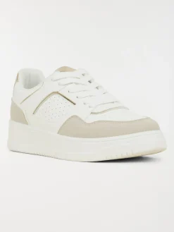 Basket beige et blanche femme (36-41)