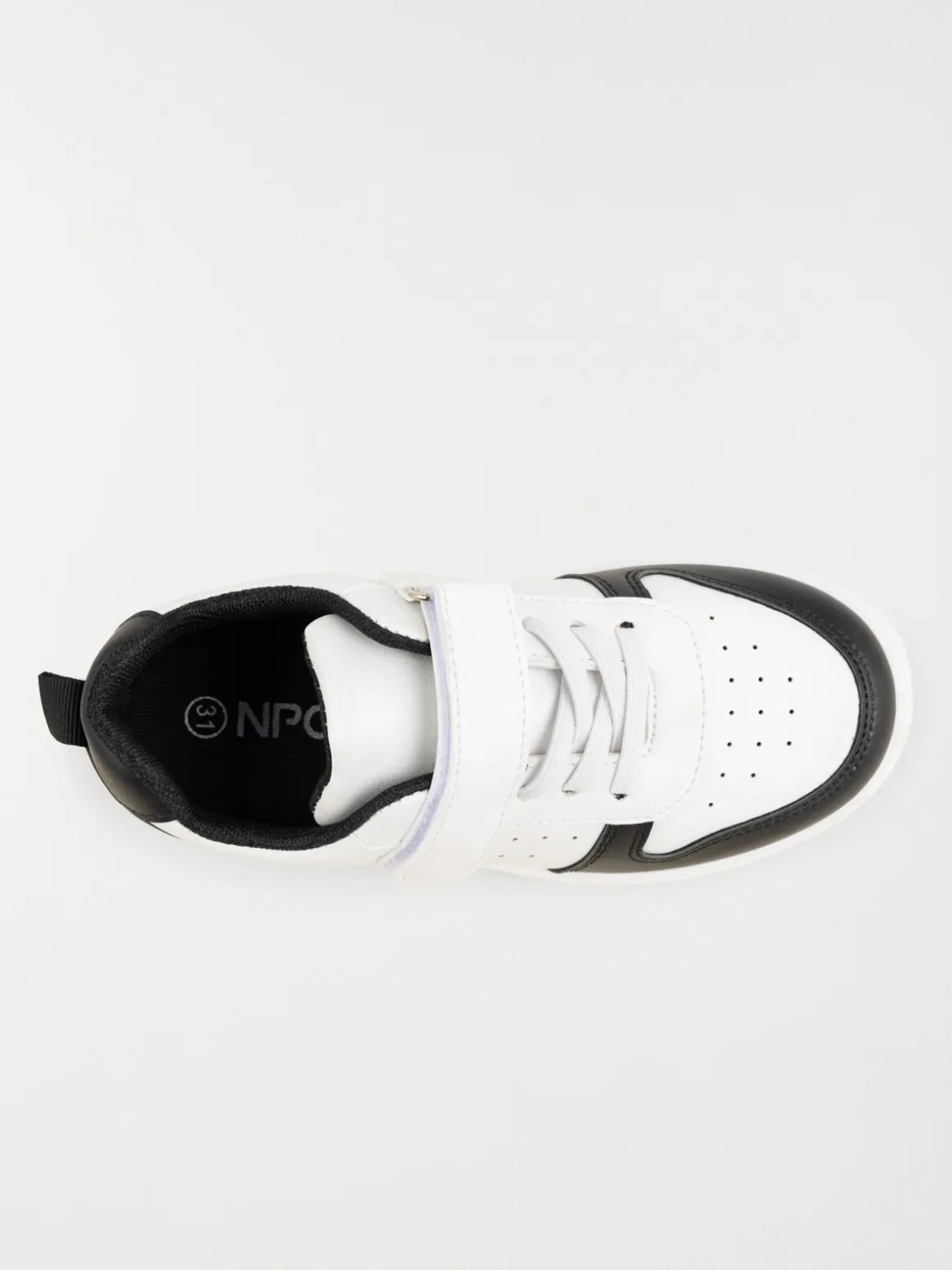 Basket blanche et noire garçon (31-35)
