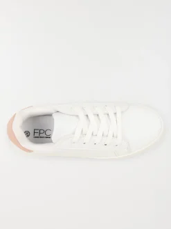 Basket blanche et nude femme (36-42)