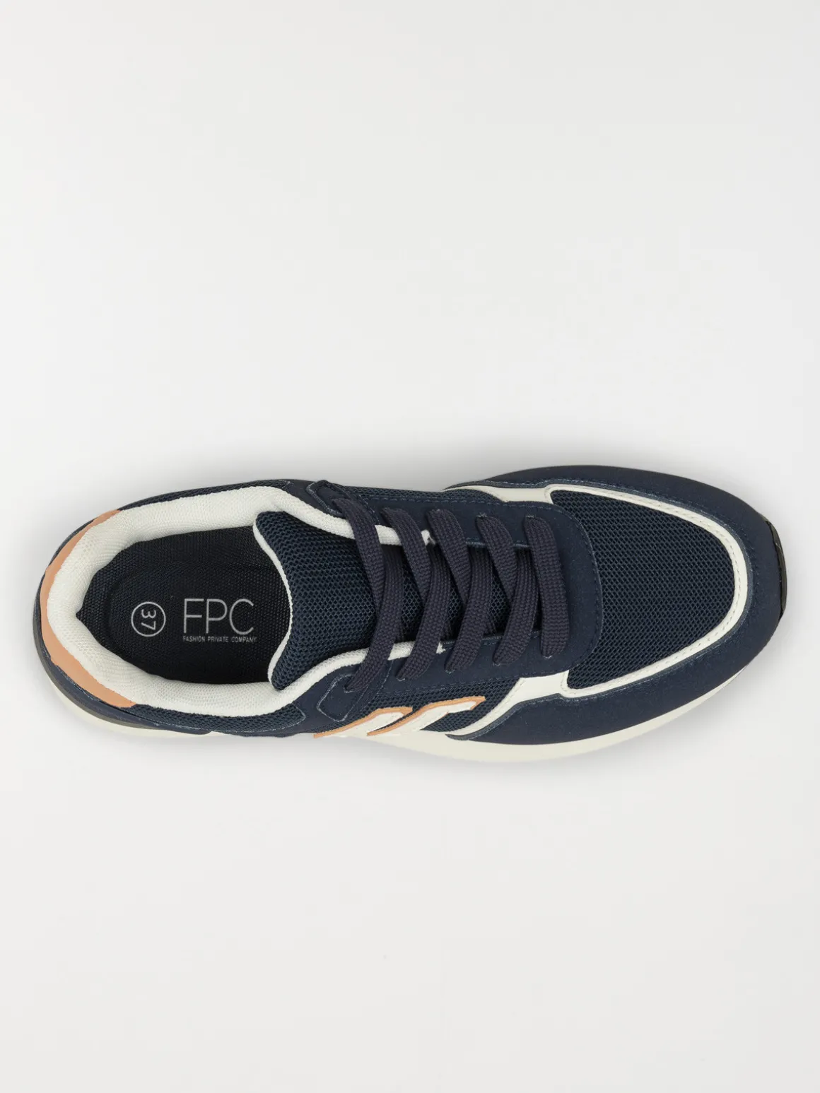 Basket coloris marine femme (36-41)