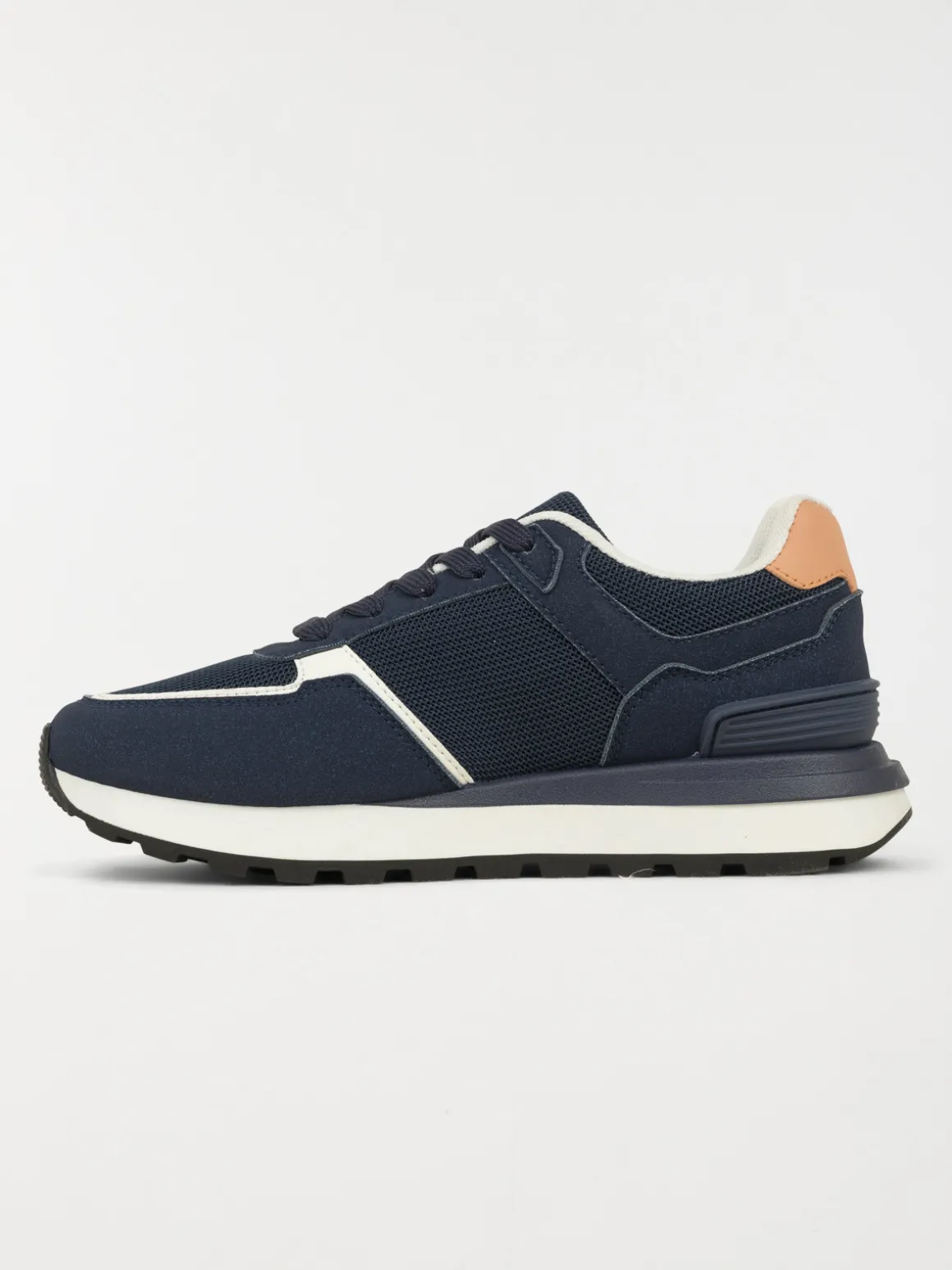 Basket coloris marine femme (36-41)