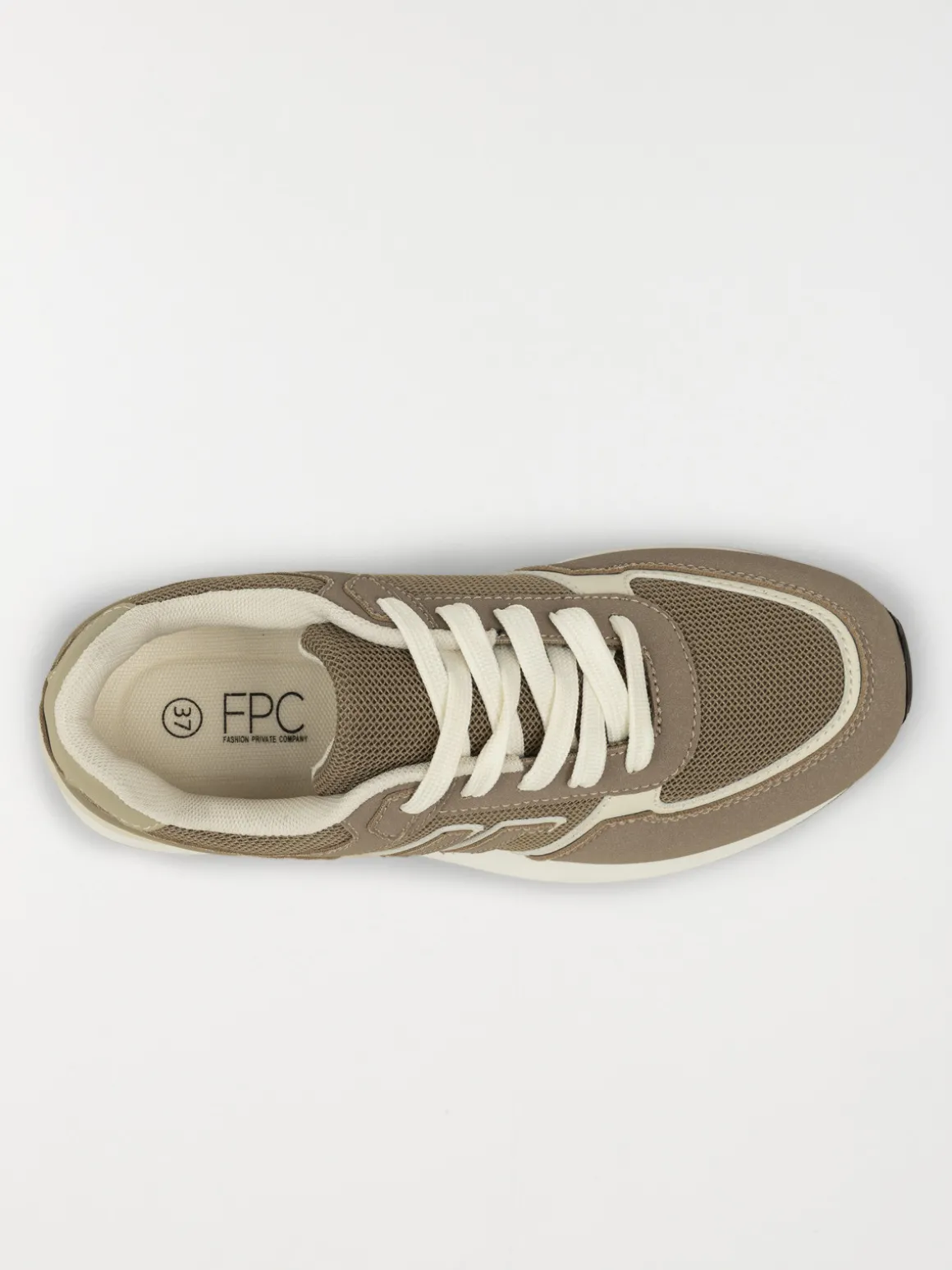 Basket coloris taupe femme (36-41)