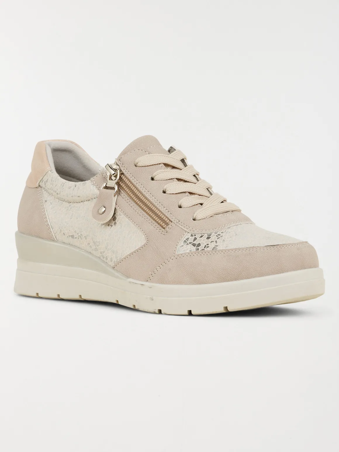 Basket confort taupe femme (36-41)