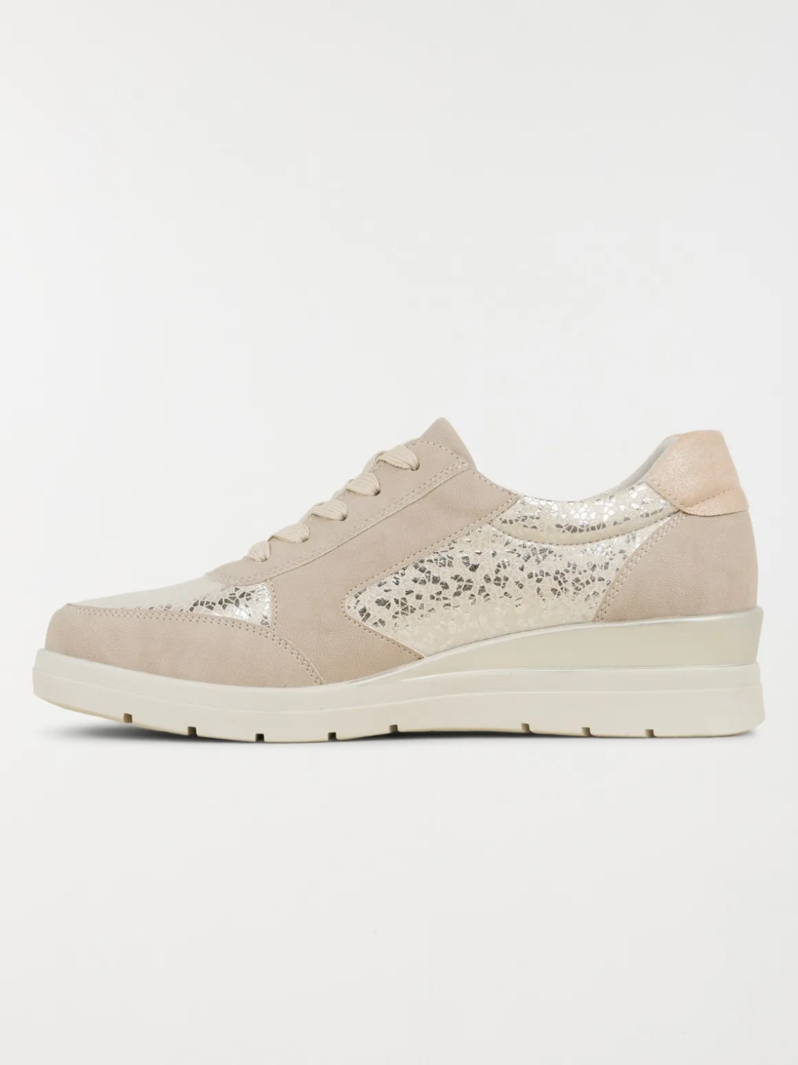 Basket confort taupe femme (36-41)