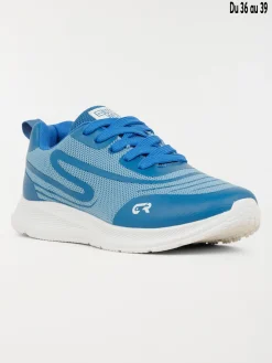 Basket de sport bleue garçon (31-39)