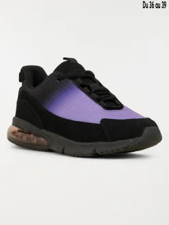 Basket de sport violette garçon (31-39)