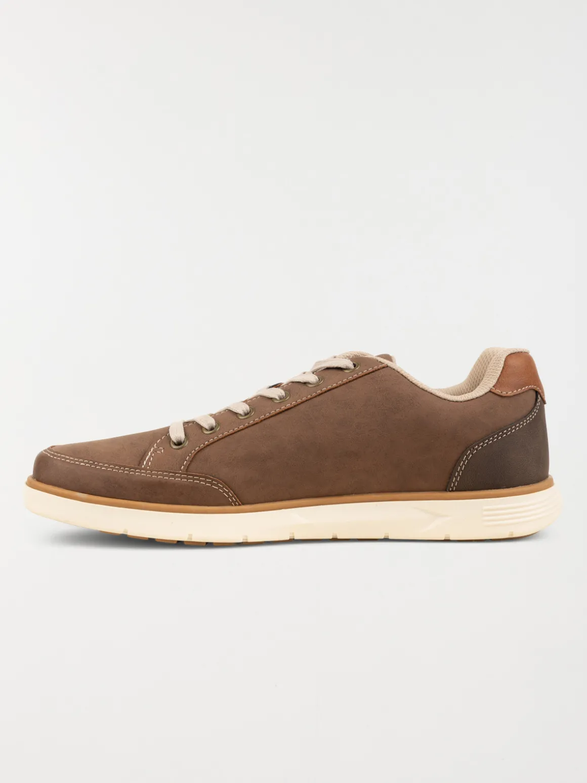 Basket lacet marron homme (41-46)