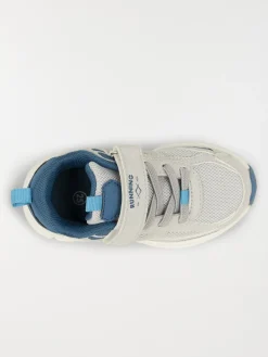 Basket lacet scratch bleu garçon (24-30)