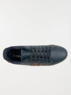 Basket navy et tan homme (40-46)