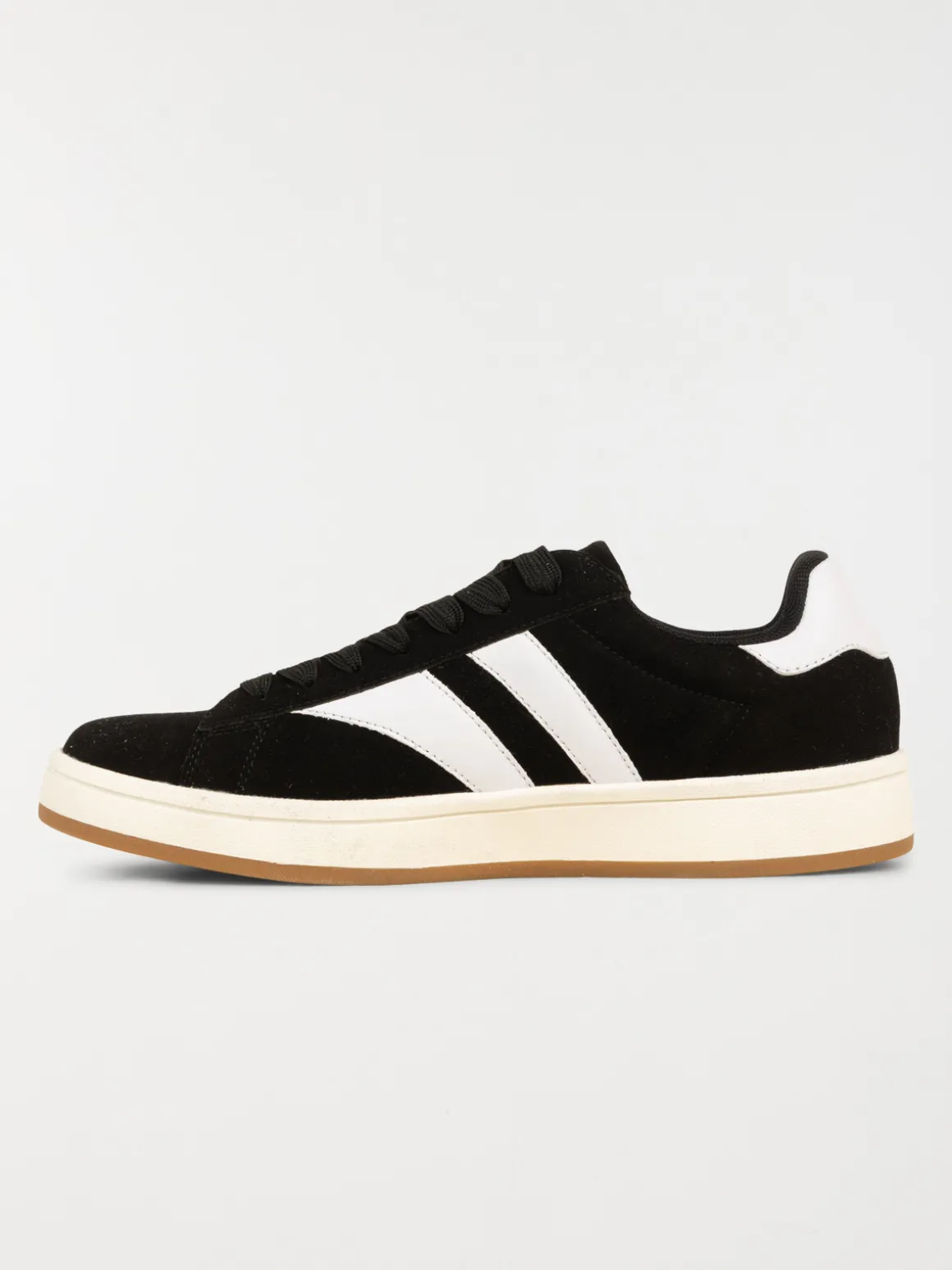 Basket noire bande blanche homme (40-46)