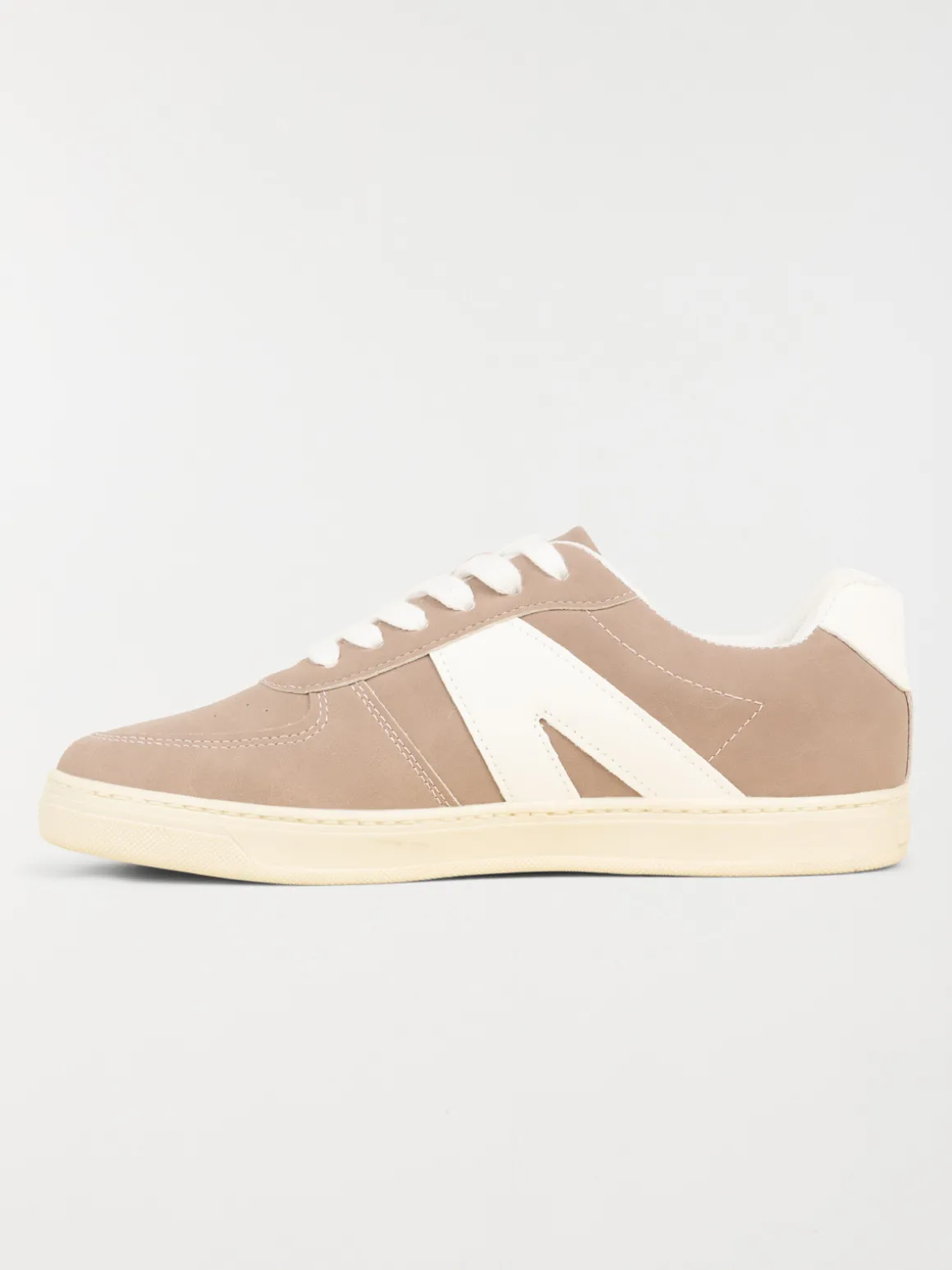 Basket rose bande blanche femme (36-41)