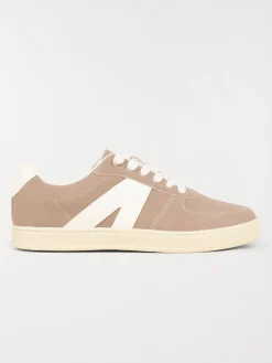 Basket rose bande blanche femme (36-41)