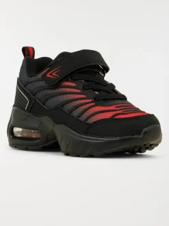 Basket sport noir rouge garçon (24-30)