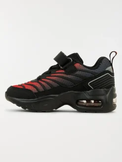 Basket sport noir rouge garçon (24-30)