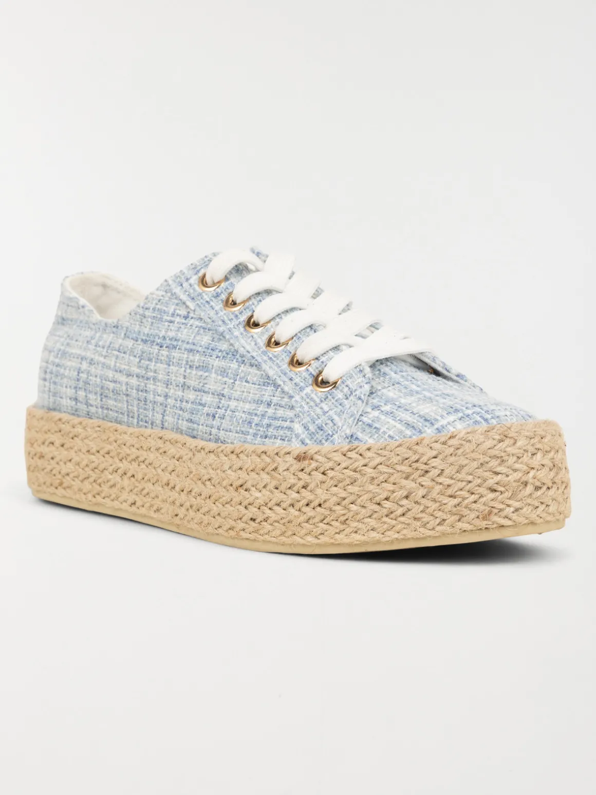 Basket toile compensée femme (36-41)