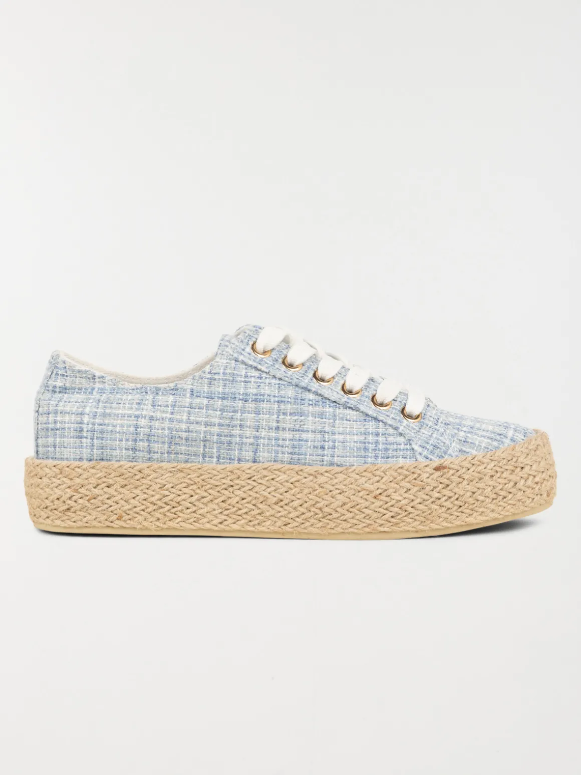 Basket toile compensée femme (36-41)