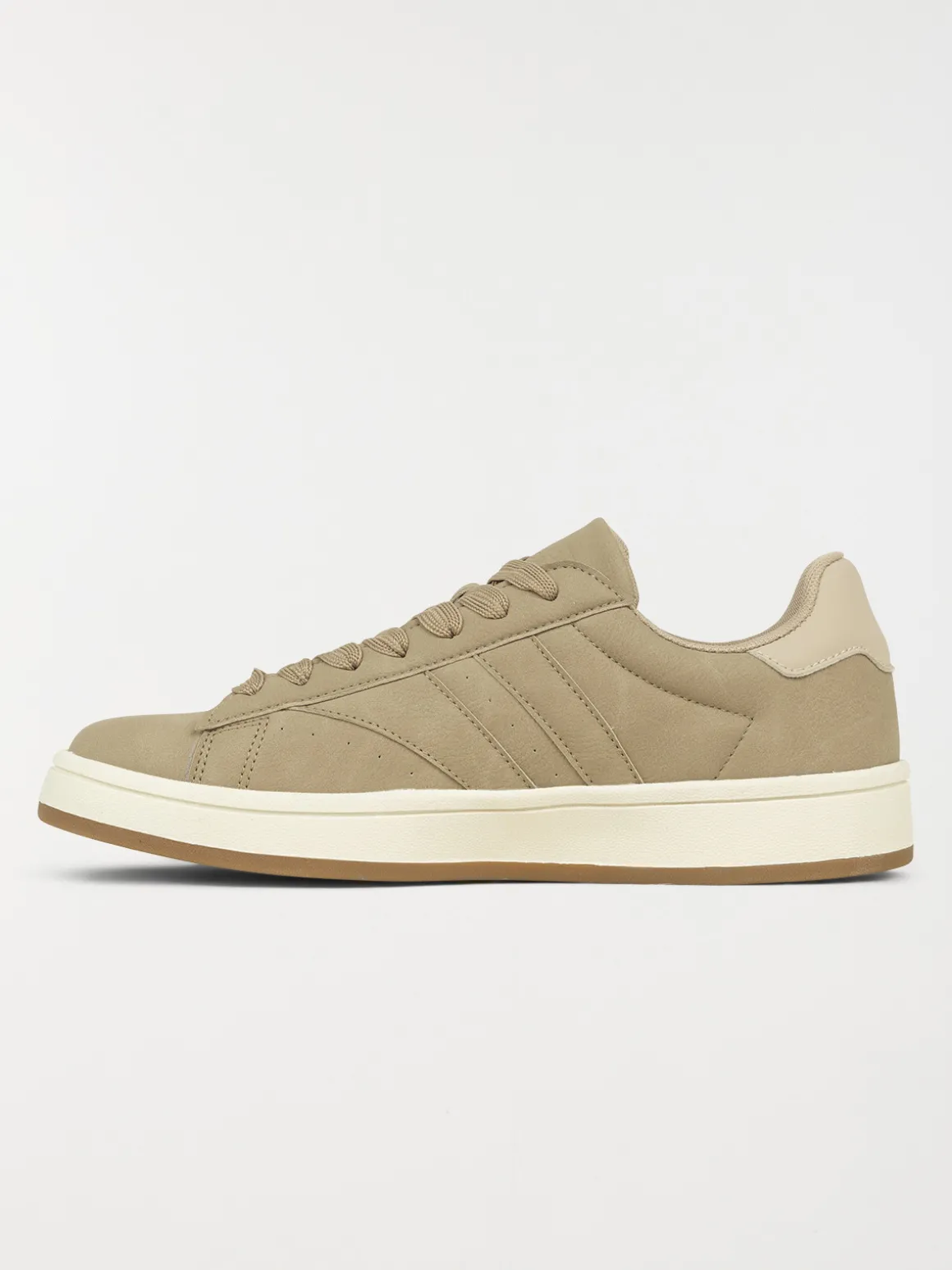 Baskets à lacets beiges homme (40-45)