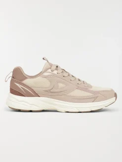 Baskets à lacets femme rose (36-42)