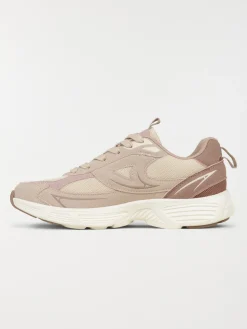 Baskets à lacets femme rose (36-42)