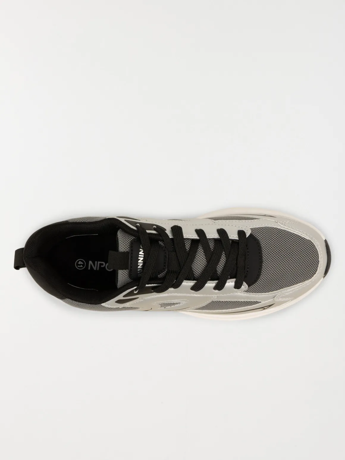 Baskets à lacets grises homme (40-46)