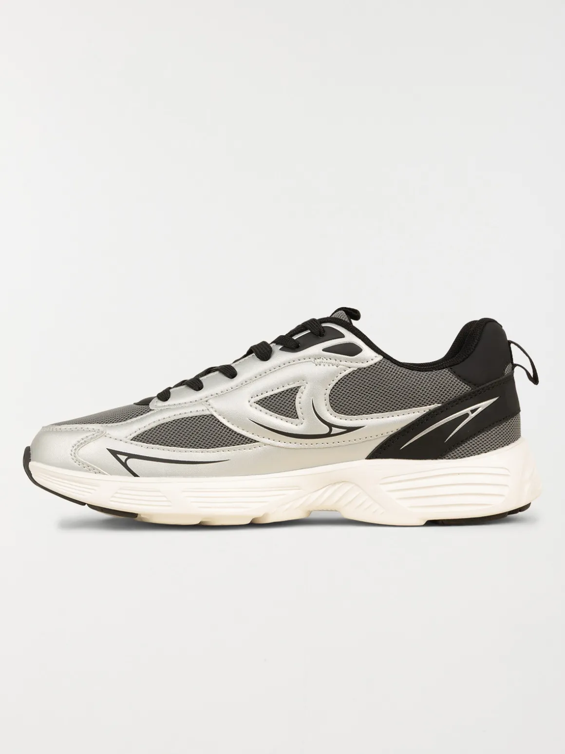 Baskets à lacets grises homme (40-46)