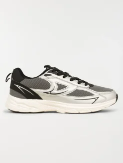 Baskets à lacets grises homme (40-46)