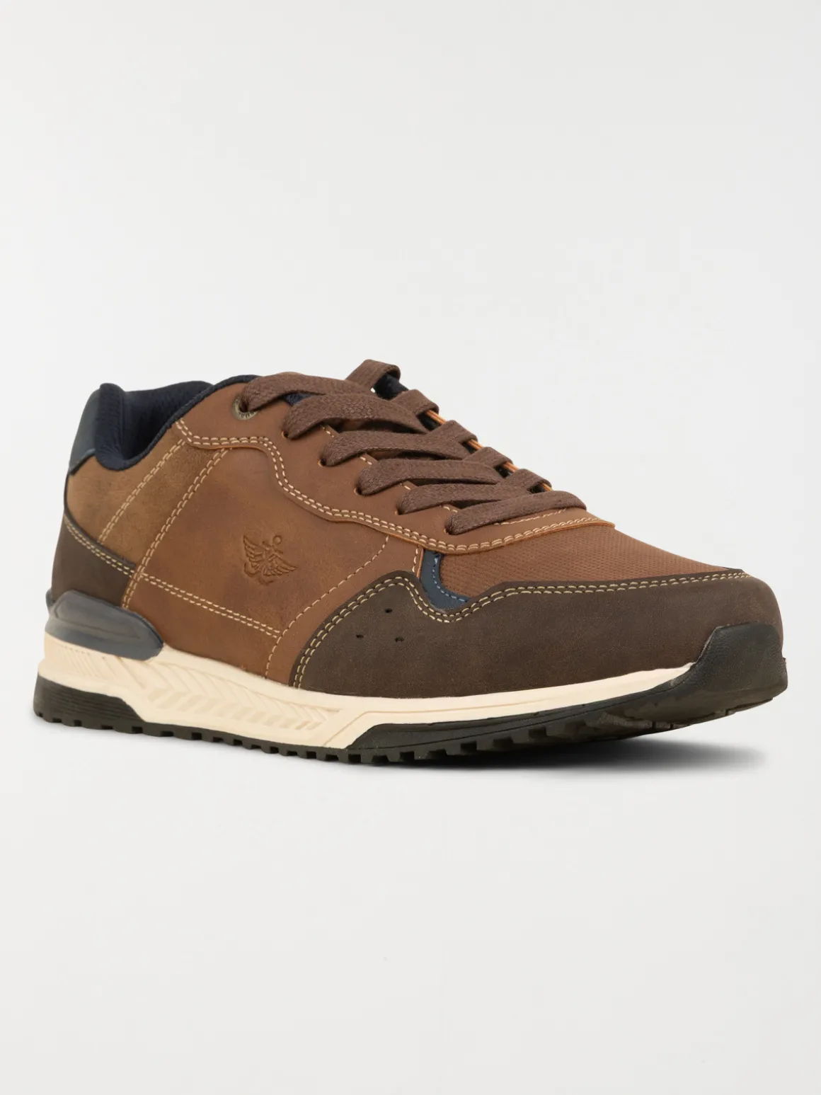 Baskets à lacets homme marron (41-46)